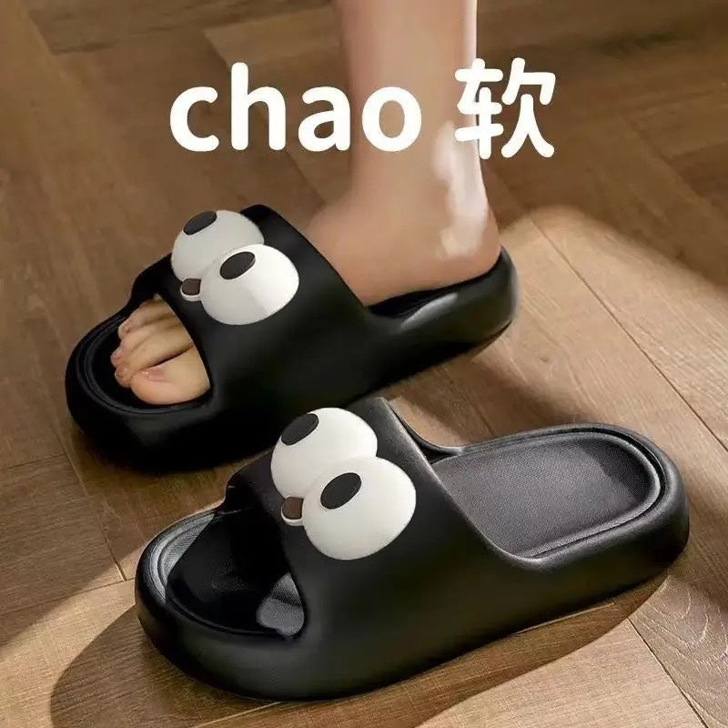 2026 new women's summer slippers - cloud-like comfort, soft sole, casual home wear, thick-soled one-strap slides for bathroom use