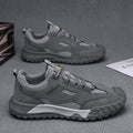 2025 hot-selling men's construction safety shoes: all-season, slip-resistant, wear-resistant, thick-soled, trendy, breathable, and odor-resistant work shoes