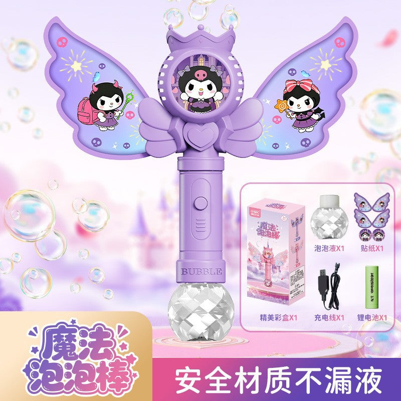 【free shipping】wholesale automatic bubble gun - trending bubble wand - handheld electric bubble machine toy (leak-proof)