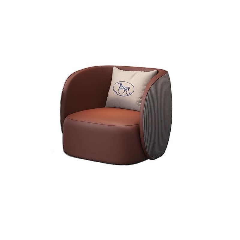 Luxury office sales center negotiation table and chair set, hotel lobby sofa seating area, reception room sofa combination