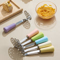 304 stainless steel baby food masher - food processor for babies and toddlers - masher, press, and puree tool - dopamine color series