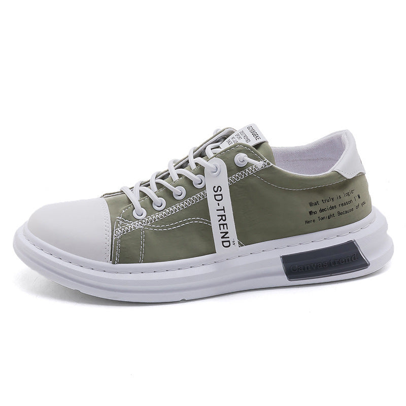 Spring men's shoes breathable ice silk canvas trendy shoes quick-drying cloth shoes slip-on lazy driving men's popular sneakers