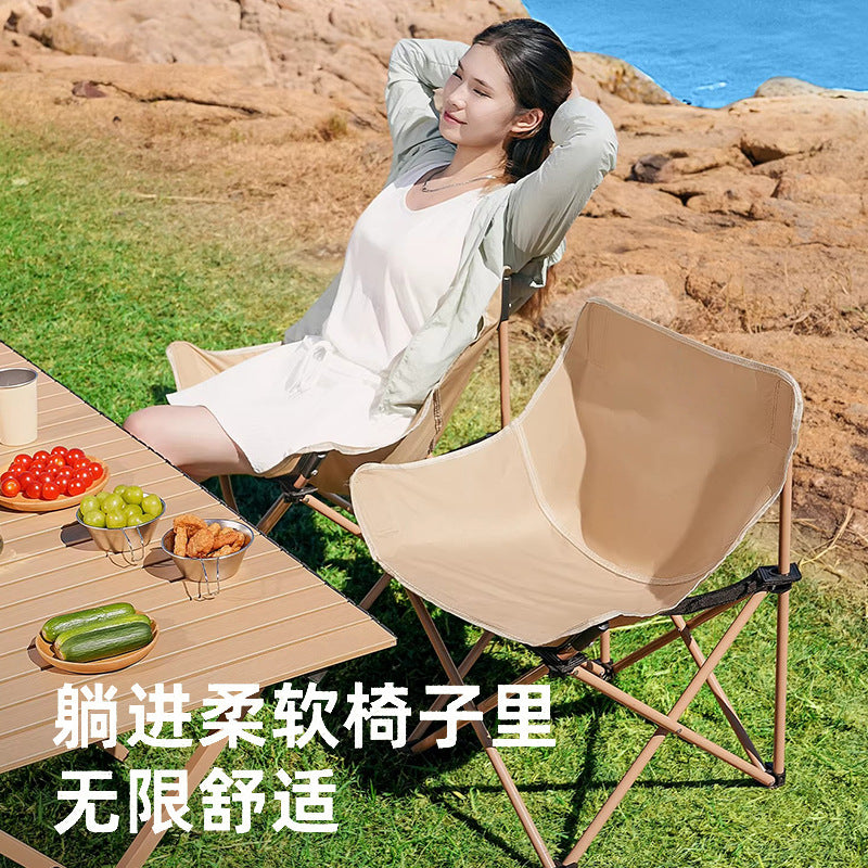 Outdoor foldable table egg roll table stalls convenient camping style table and chair suit picnic chair complete set of equipment supplies