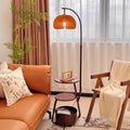 Floor lamp  new arrival medieval style living room classy master bedroom bedside table storage integrated pumpkin cover table lamp