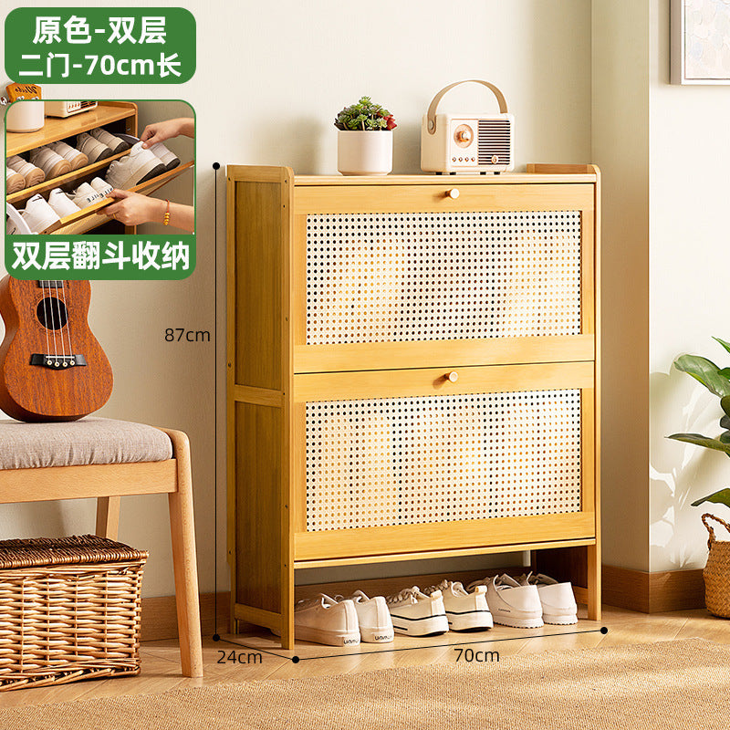 Simple shoe rack household door multi-layer with door dust-proof entry shoe rack shoe cabinet high vertical integrated storage rack