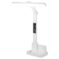 Smart clock desk lamp - student reading eye protection pen holder lamp - dormitory desk tabletop writing homework study specialized desk lamp