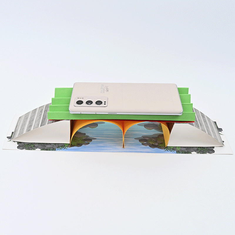 Paper bridge handmade DIY scientific small production experiment puzzle creative small invention STEAM training teaching aids material package