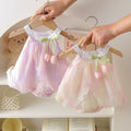 Infant and toddler summer outfit  new style sleeveless cami set girls' summer fashionable tulip skirt for outdoor wear