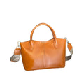 2025 fall/winter new collection: genuine leather crossbody tote bag for women - versatile, high-capacity, multi-compartment shoulder bag
