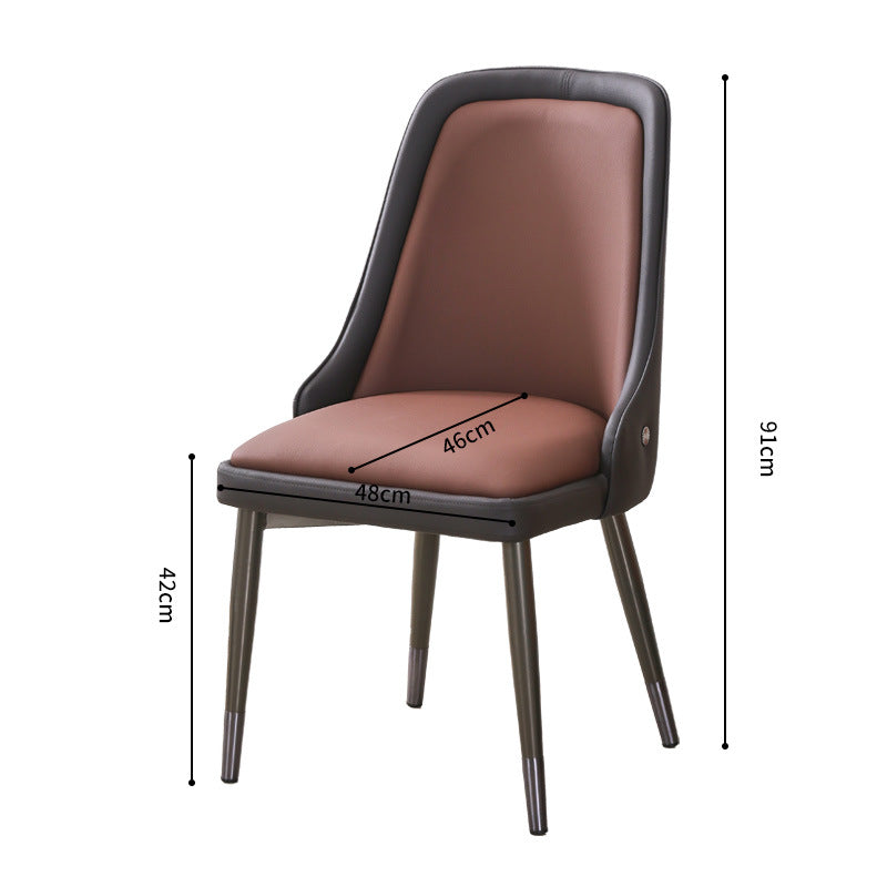 Modern minimalist backrest chair - perfect for restaurants, hotels, and home use. nordic-style mahjong chair, simple and stylish stool, dining chair, and leisure chair