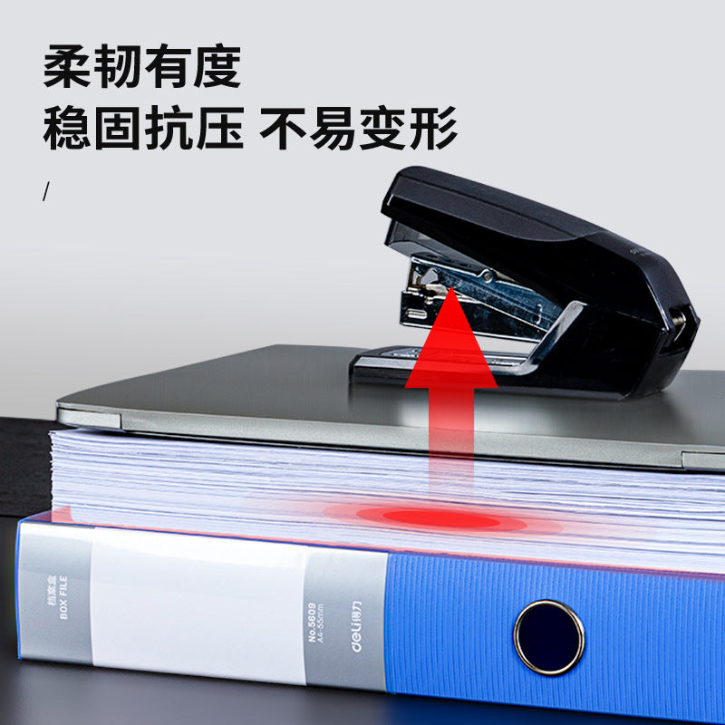 Deli 5609 back width 55mm blue plastic file box wholesale A4 file box storage box large capacity data box