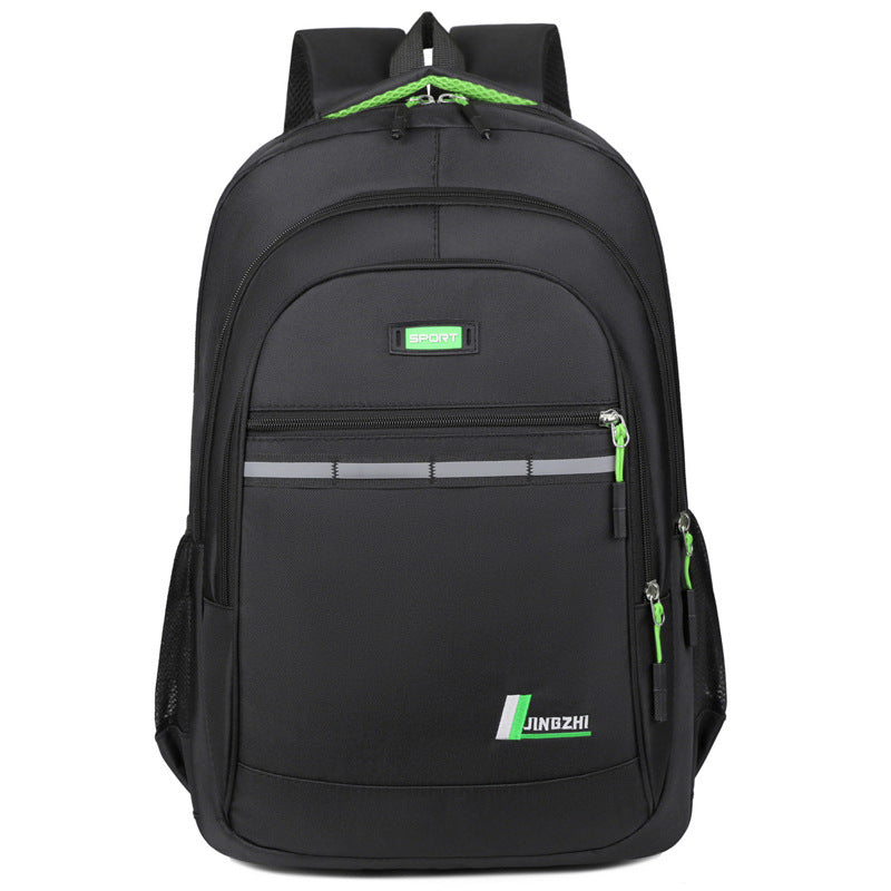 Cross-border  Men's Backpack Premium Sense Large Capacity Travel Backpack Multi-layer Simple Business Casual Backpack