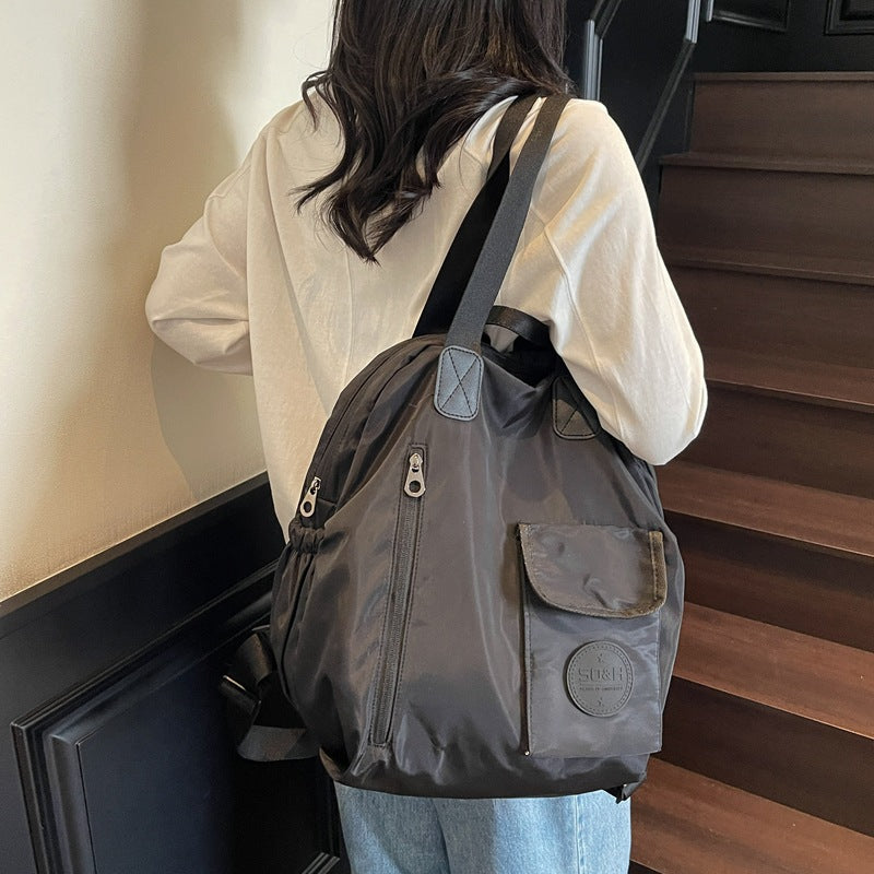 Large capacity backpack for women, 2025 new student backpack, travel backpack, multifunctional lightweight high-style backpack