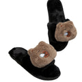 Capybara plush slippers for women - new 2024 autumn/winter indoor/outdoor cute cartoon fuzzy slippers, cotton slippers for women