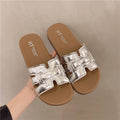 Flat soft leather sandals casual vacation trendy one-strap sandals women's summer new fashion versatile lightweight shoes