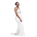 export  new women's skirt african women's clothing sexy party dress one-shoulder evening gown train maxi dress