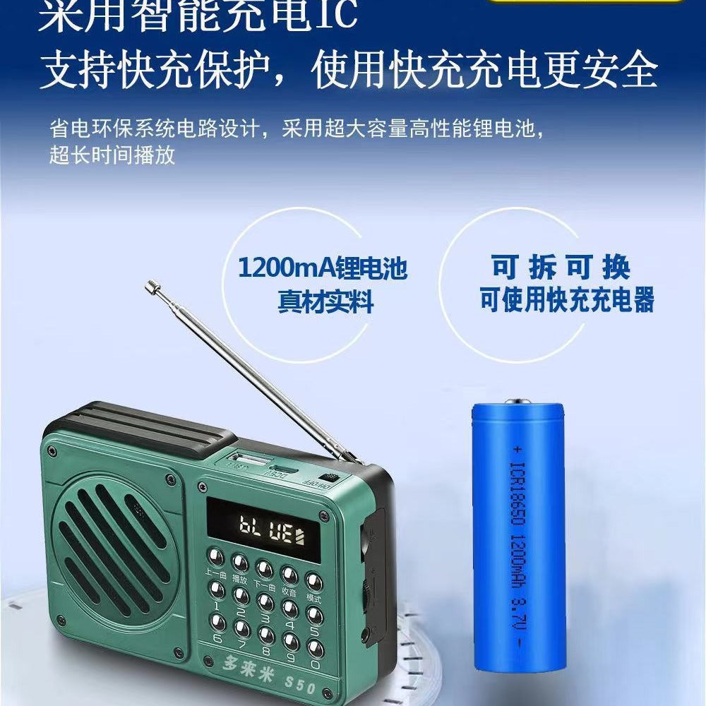 Little tyrant a502023 new arrival a1 smart tws interconnected card bluetooth radio long play fast charging
