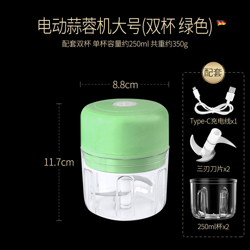 Baby, baby food aid, cooking machine, electric garlic puree, grinder, electric garlic masher, garlic grinder, garlic beating