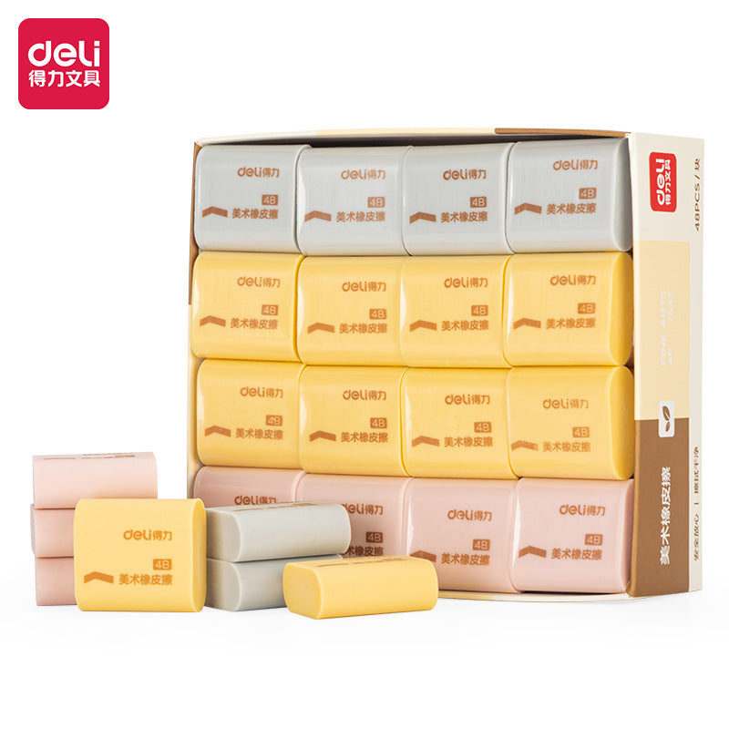 Deli 7543 Sketch Pencil Eraser Fresh Eraser Student Exam Drawing Wipe Clean Eraser