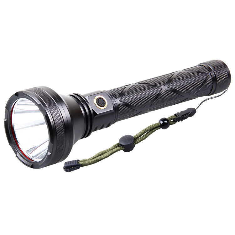 Cross-border new XHT40 strong light fixed focus long-range shooting Tpye-cusb charging memory function power display flashlight