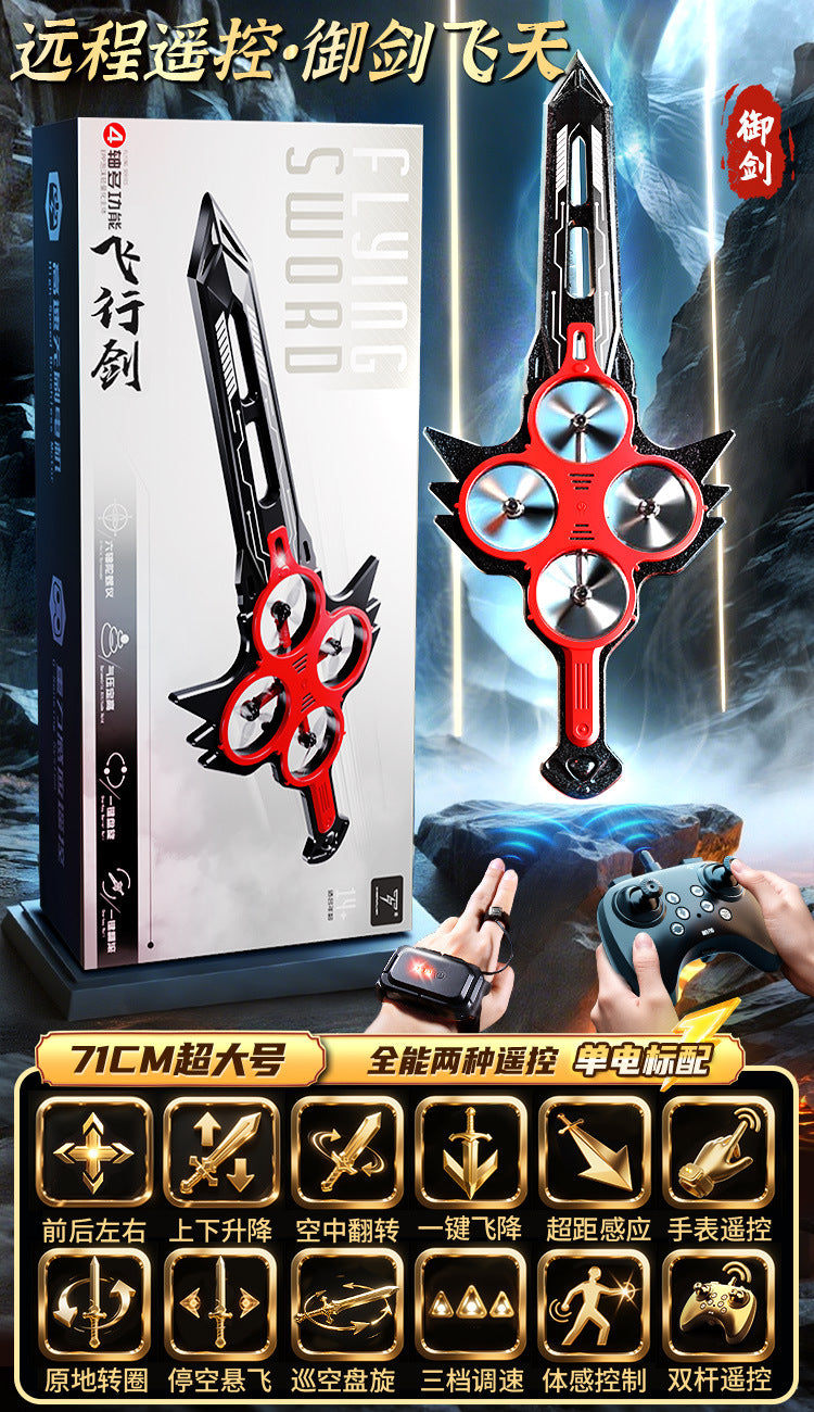 Best selling sword flying aircraft somatosensory remote control toy sword follow your heart model gift for boyfriend airplane model