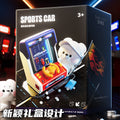 Kids' steering wheel racing simulator arcade game - adventure mode with electric sound effects - children's driving toy gift set