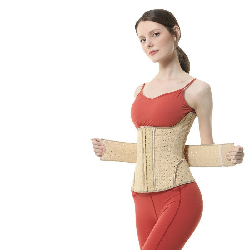 Hourglass goddess [with straps] latex sports shaping waist seal tight compression fitness restraint belt waistband and abdominal tightening