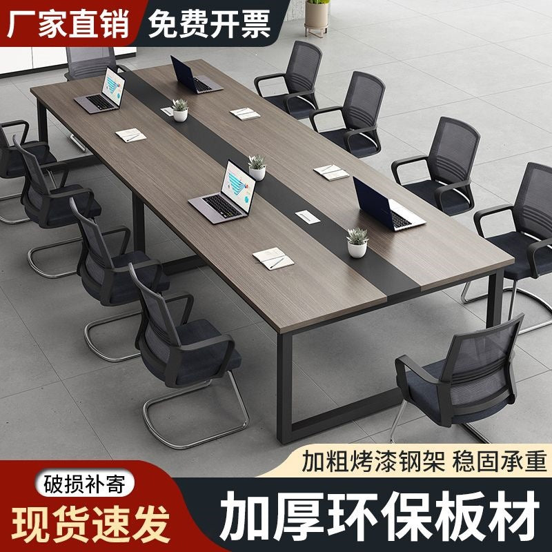 Conference table computer desk minimalist office modern desk and chair set conference room training bench desk workstation office desk