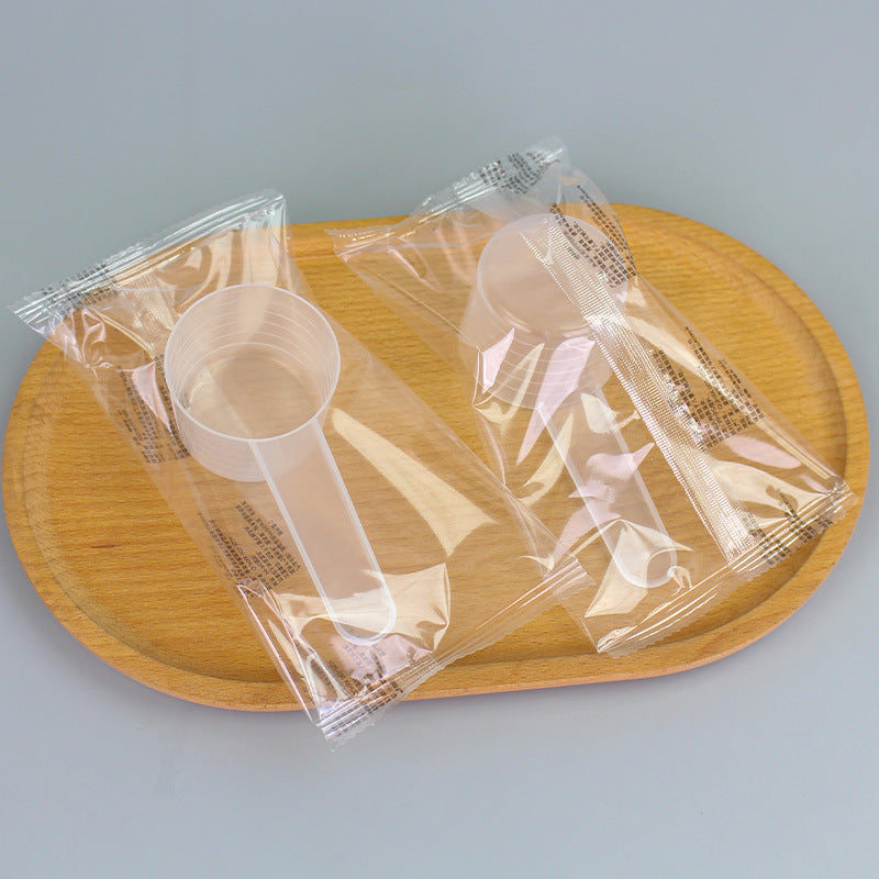 Individually wrapped plastic spoons, 60ml measuring spoons, laundry detergent spoons, powder, feed, fertilizer, non-food grade, water capacity 60g