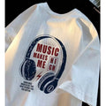 White cotton boys' short-sleeve t-shirt, summer  new arrival, loose fit, casual cartoon print, kids' half-sleeve tee 005