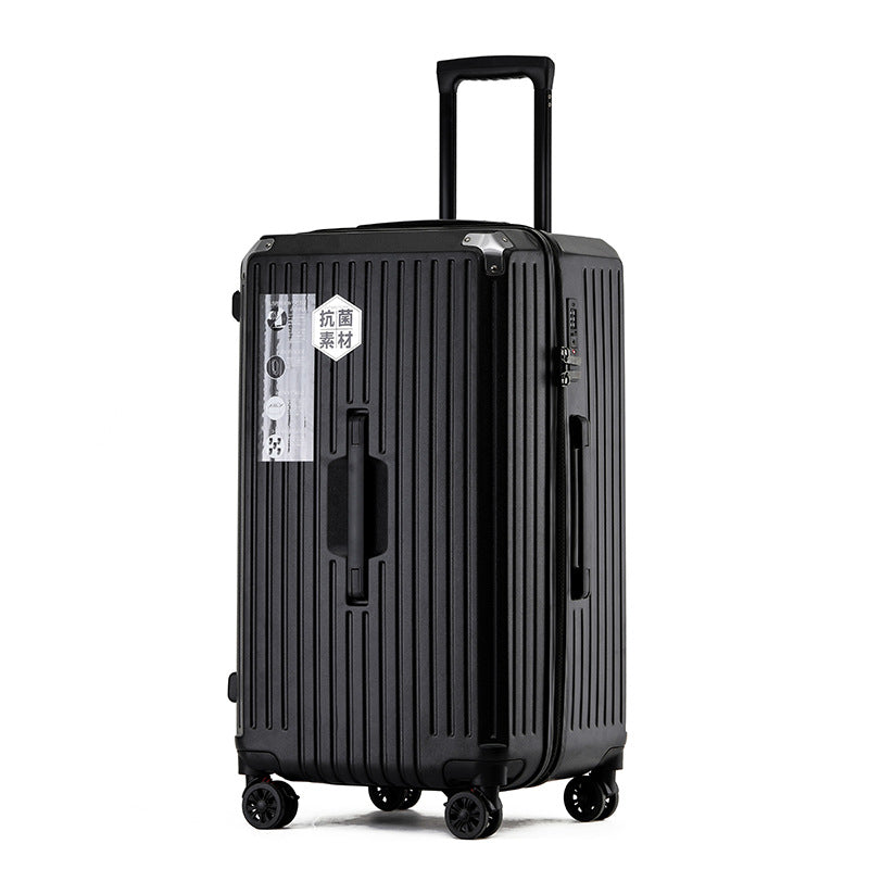 Pinghu ultra-light large-capacity suitcase women's trolley case 28-inch luggage five-wheel password case suitcase men's leather case