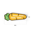 Authentic cartoon carrot storage organizer - multifunctional draining, non-slip, and heat-resistant mat for kitchen stovetops