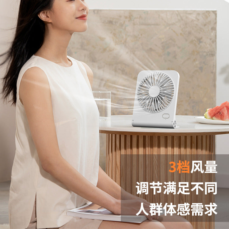 new arrival foldable mini fan usbfor home wall-mounted outdoor portable handheld small fan a must-have for lazy people