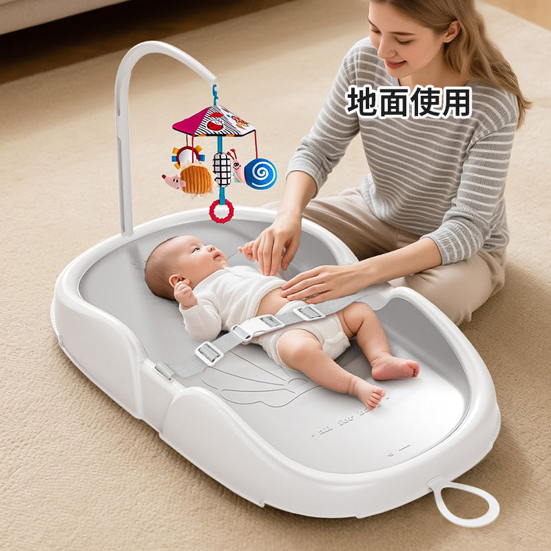 Baby changing table & bath combo - multi-purpose crib, portable changing pad with soft cushion