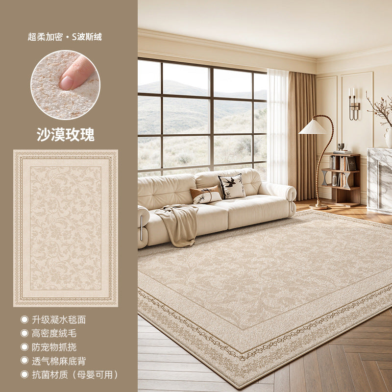 Distributed carpet living room bedroom  new style accessible luxury high-end modern simple bedside no-wash, wipeable and no maintenance