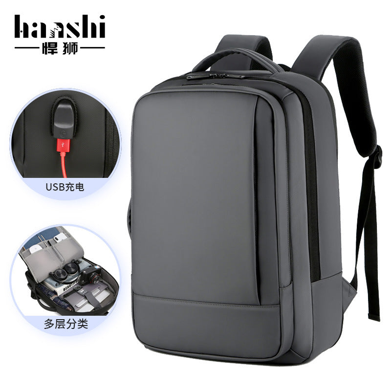 Cross-border men's business backpack, high-end sense, large-capacity fashion travel backpack, waterproof computer bag, backpack, schoolbag.