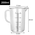Pc acrylic water bottle 2000ml