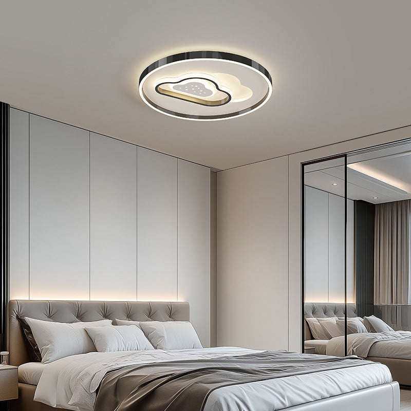 Living room light led ceiling light 2025 new Nordic atmosphere intelligent voice bedroom study restaurant lighting combination