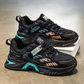 Winter men's breathable shoes 2025 new youth casual versatile sports running mesh anti-odor height increasing dad shoes