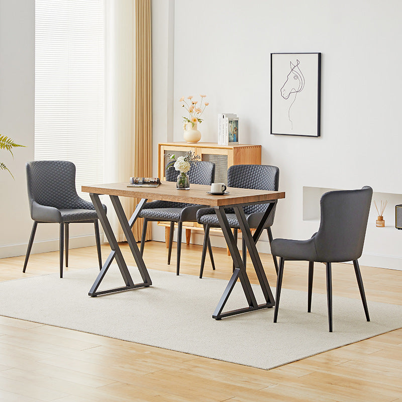 solid wood veneer dining table scandinavianaccessible luxury negotiation table modern casualmdf office table dining table