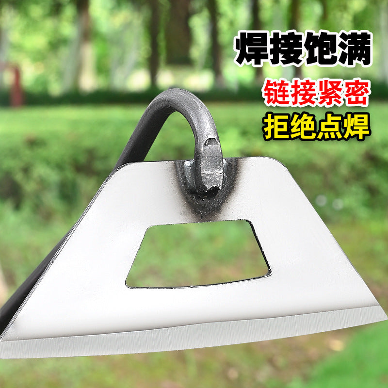 除草锄头家用种菜挖土开荒大锄头加厚户外锰钢锄家用铲草农具厂家