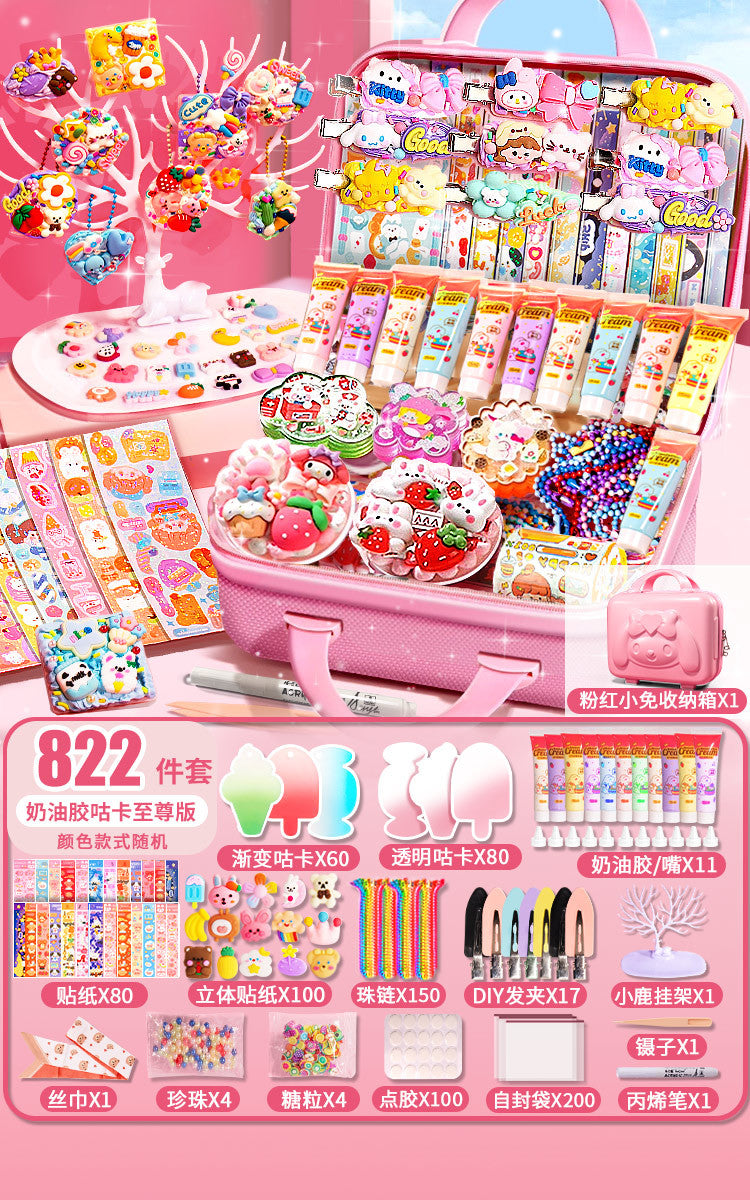 Diy guka suit kids stickers for girls cartoon accessories toys educational princess stickers gift play house