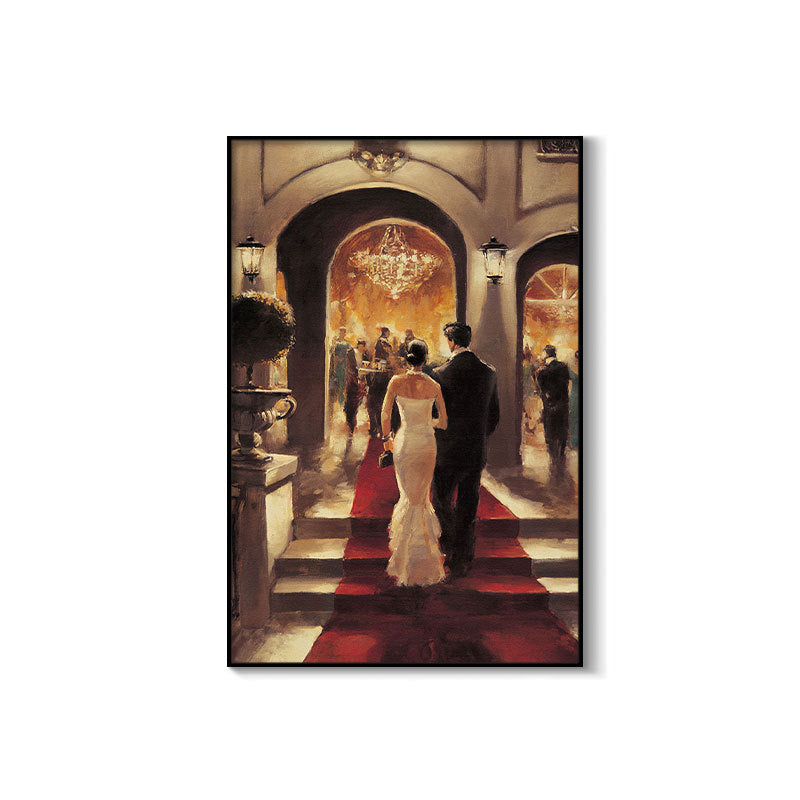 Bar decorative painting industrial style retro beautiful woman ktv box dance hall clear bar background wall painting creative painting