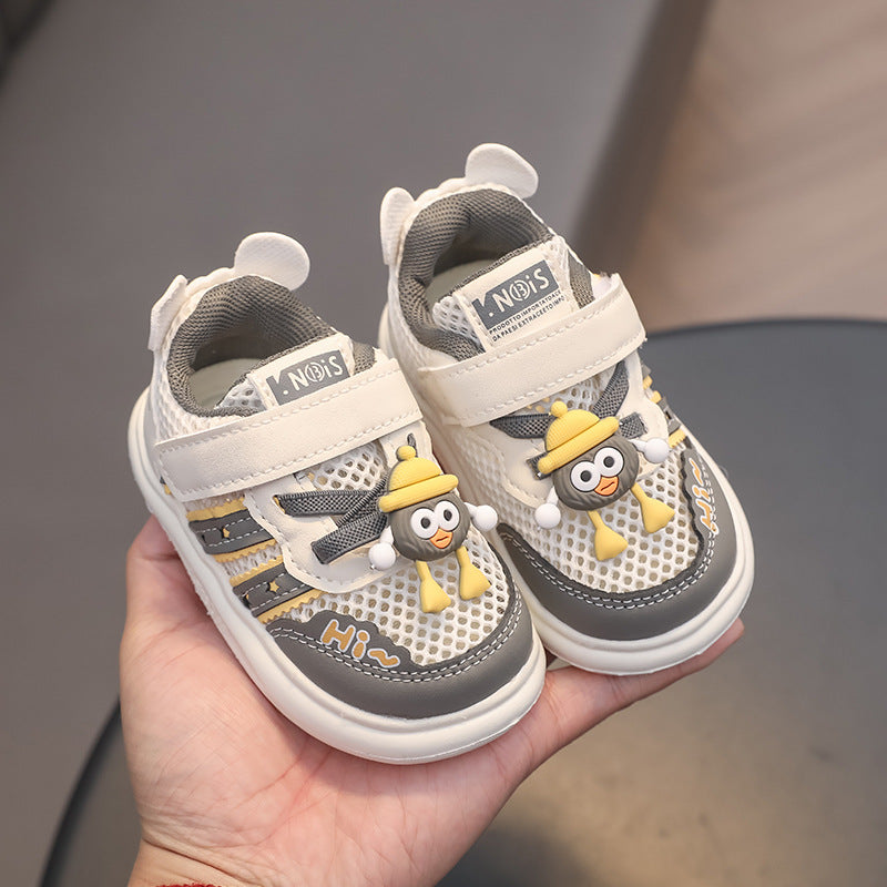 Baby toddler shoes, unisex soft sole ultra-light cute shoes for infants and young children (0-1-3 years), fashion sneakers, spring/summer mesh flats