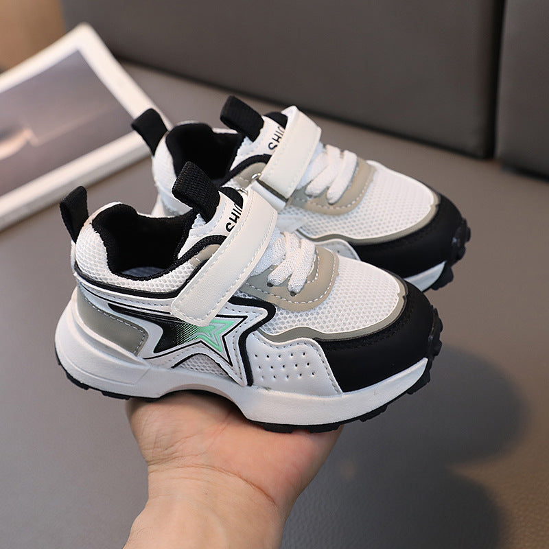 【clearance】kids' athletic shoes: boys' sneakers, mesh dad shoes for toddlers and young children, girls' running shoes