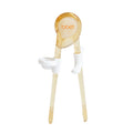 Babycare ppsu children's chopsticks - tiger grip training chopsticks for early learning, ages 2-6