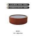 Italian round storage coffee table small apartment for home living room casual cream style retroaccessible luxury living room classy side table