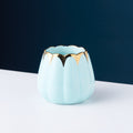 Blue gold jar