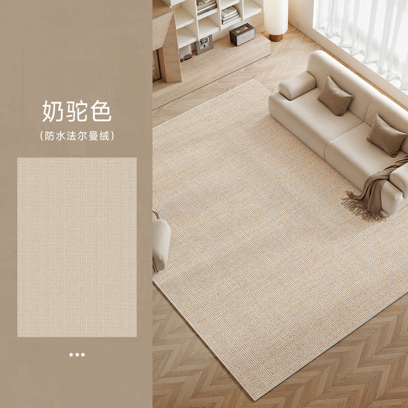 Distribute living room carpets  new style no-wash and wipeable sofa cream style waterproof bedroom bedside high-end floor mat