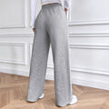 53238#  cross-border women's fashion european and american ins style new casual loose wide-leg sweatpants